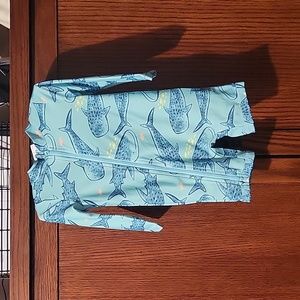 COPY - Carter's just one you- Boys shark one piece rash guard, blue 9M